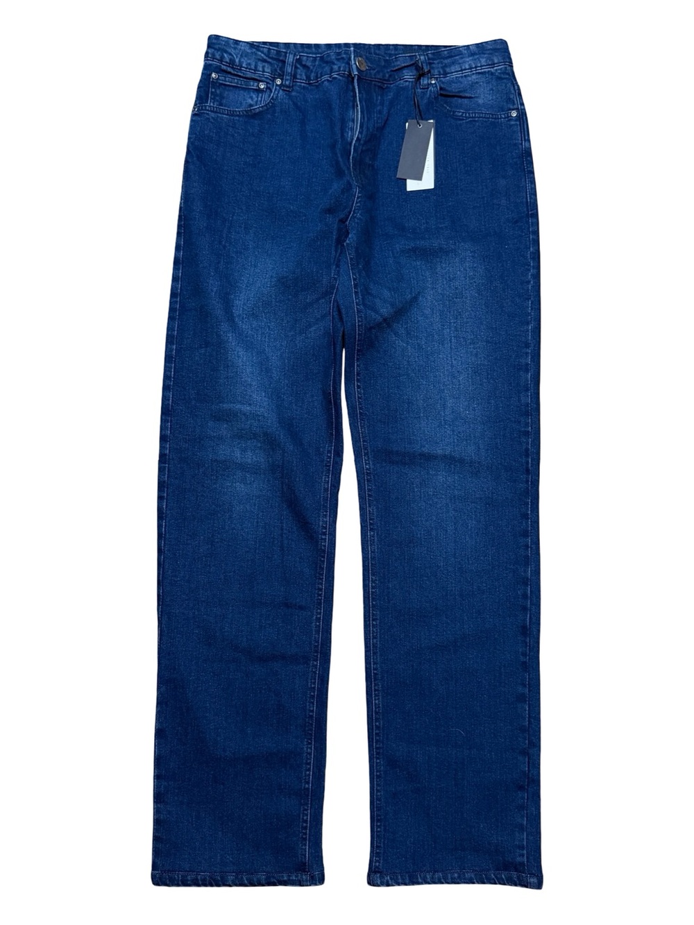 Mens Brand New American Tall Ji Straight Fit Dark Wash Blue Jeans Size 36x36